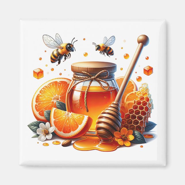 Imán de Miel de Naranja   (Frente)