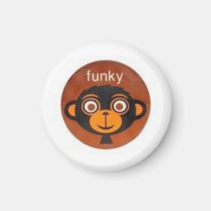 imán de mono funky