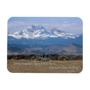 Imán de montaña de motivación