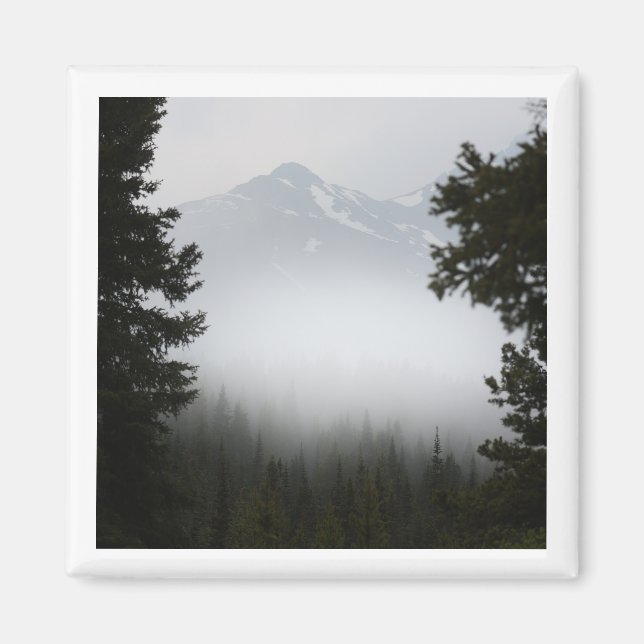 imán de Montañas Costeras 2 x 2 (Frente)
