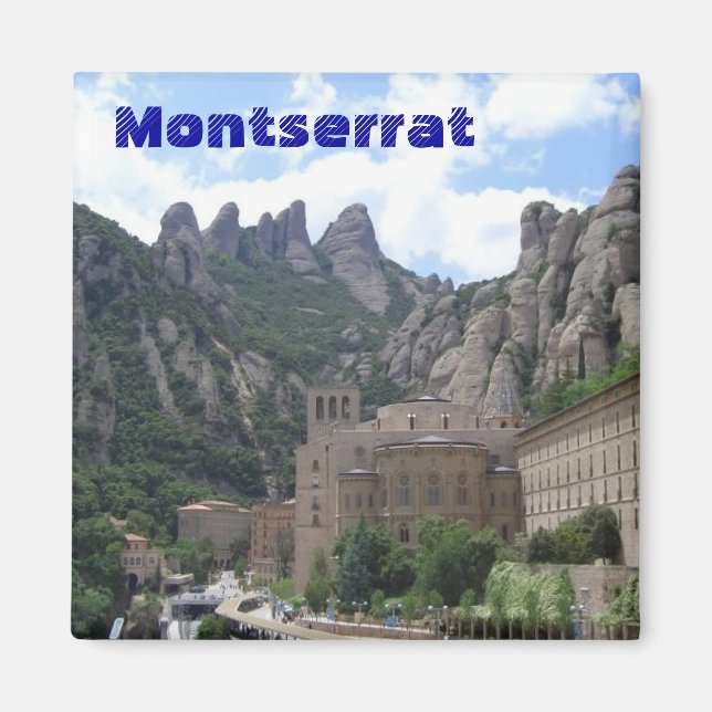 imán de Montserrat España (Frente)