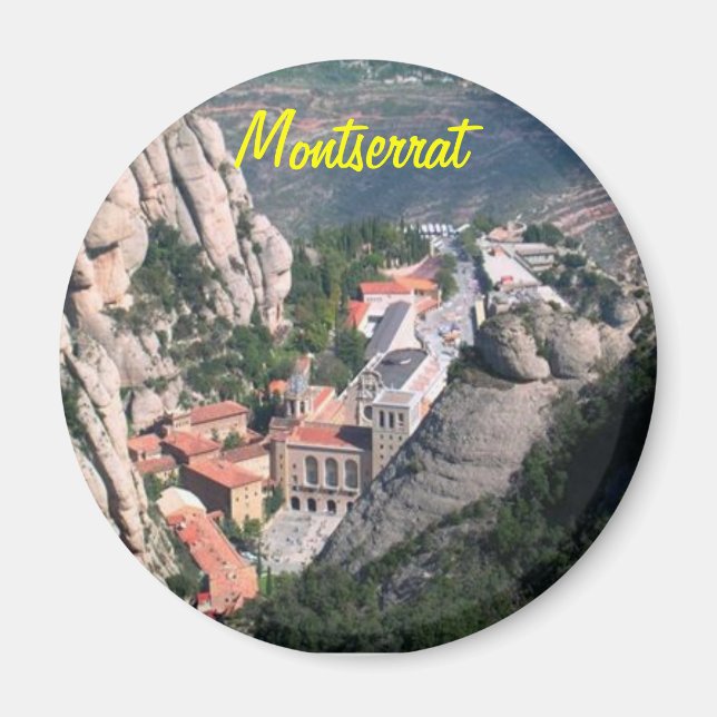 imán de Montserrat España (Frente)