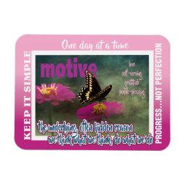 imán de motivos de 12 pasos 26 mariposas