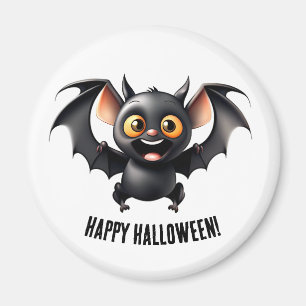 Imán de murciélago adorable de Halloween