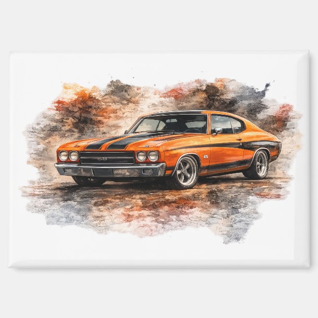 Imán de Muscle Car Americano (Anverso)