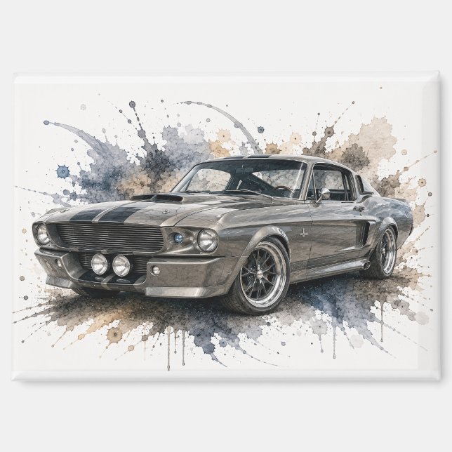 Imán de Muscle Car Americano (Anverso)