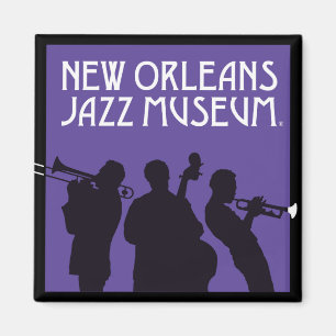 Imán de músicos del Museo de Jazz de Nueva Orleans