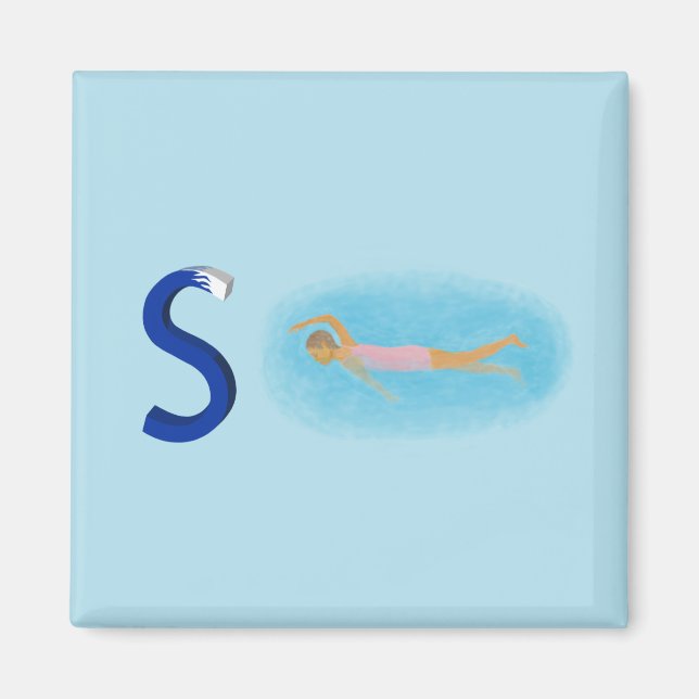 Imán de natación (Frente)