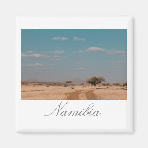 Imán de naturaleza del paisaje de sabana de Namibi