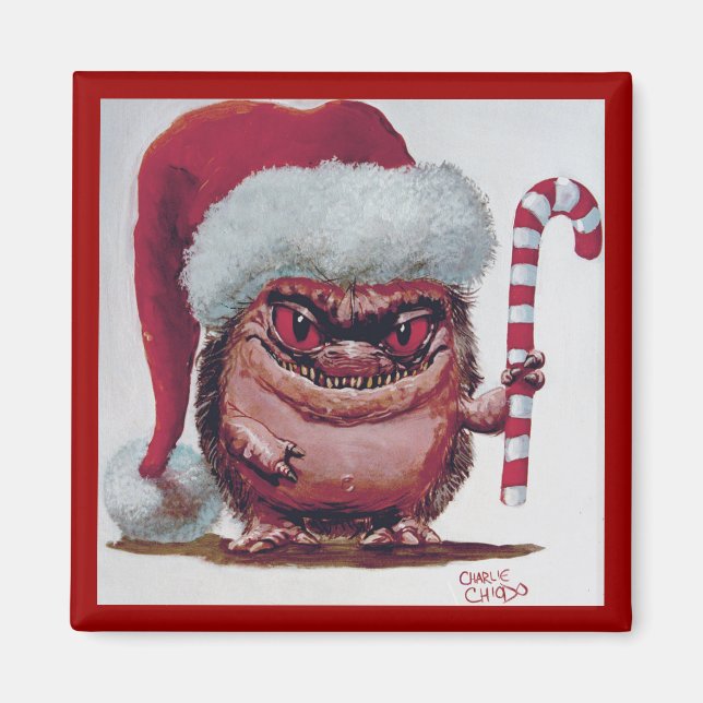 Imán de Navidad de Criatura (Frente)