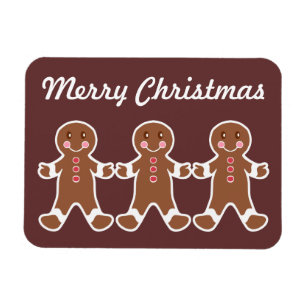 Imán de Navidad de pan de jengibre