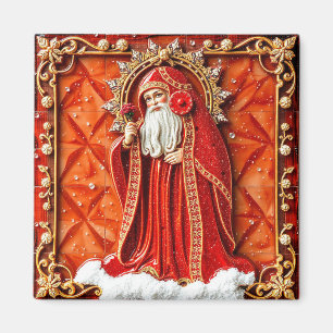 Imán de Navidad de Papá Noel
