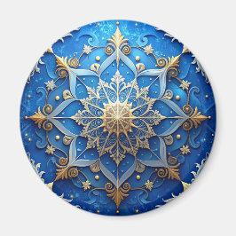 Imán de Navidad Decorativo Azul