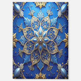 Imán de Navidad decorativo azul