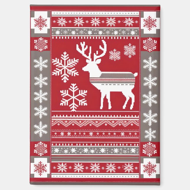imán de navidad nórdico (Anverso)