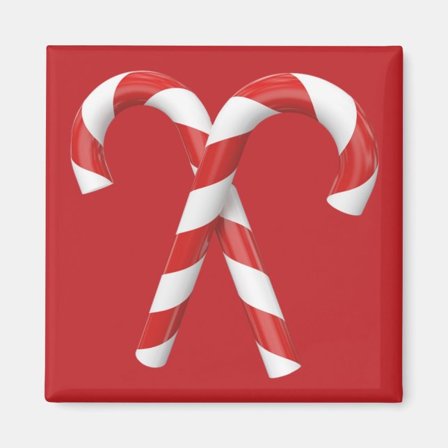 imán de Navidades Candy Canes (Frente)