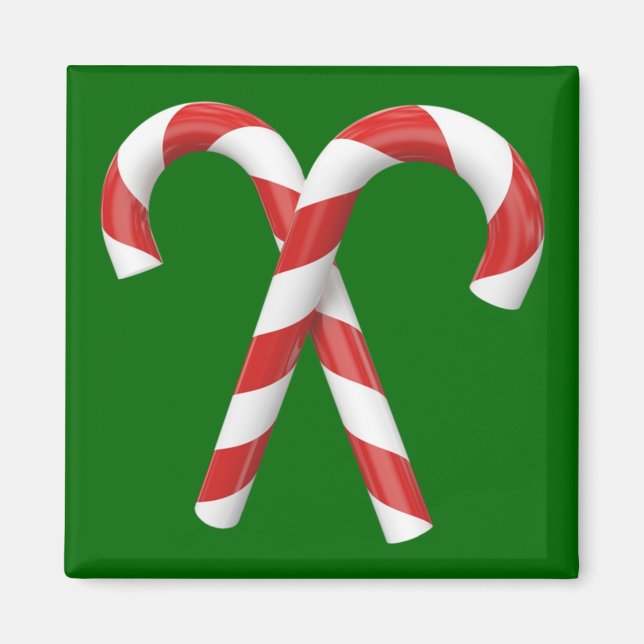 imán de Navidades Candy Canes (Frente)