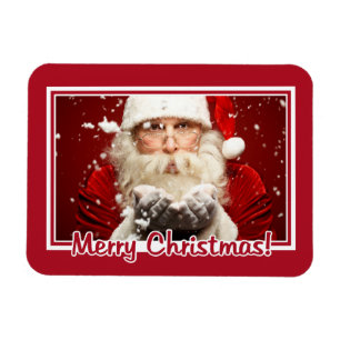 imán de Navidades de personalizados de fotos de Sa