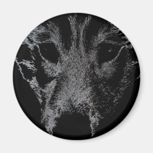 Imán de Neblina HuskyImán de Lobo de Perro / Regal