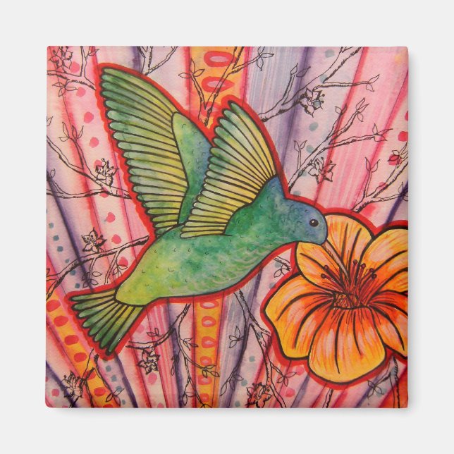 Imán de néctar dulce (Frente)