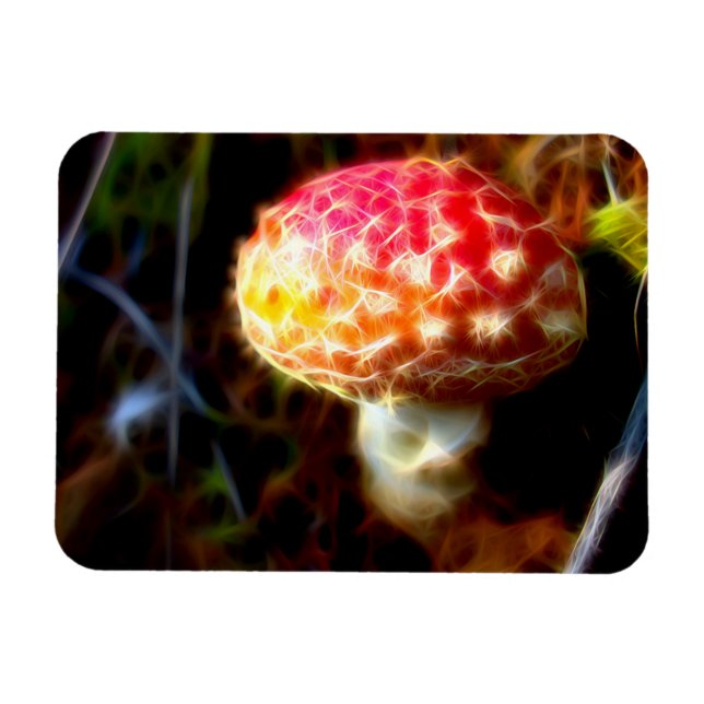 Imán de Nevera Ágica de Vuela Eléctrica (Amanita) (Horizontal)