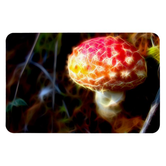 Imán de Nevera Ágica de Vuela Eléctrica (Amanita) (Horizontal)