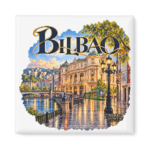 Imán de nevera Bilbao