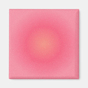 Imán de Nevera Brillante Rosa minimalista
