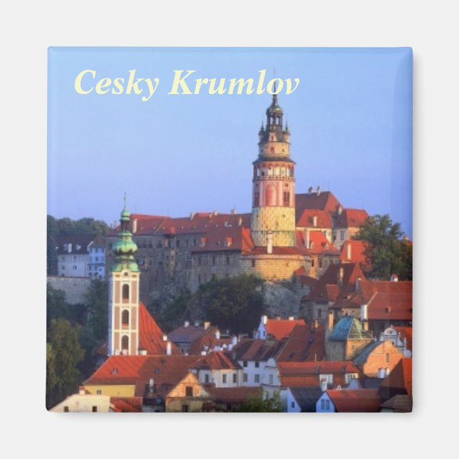 imán de nevera Cesky Krumlov (Frente)