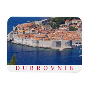 imán de nevera con vistas al Dubrovnik