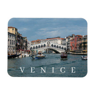 imán de nevera con vistas al Gran Canal de Venecia
