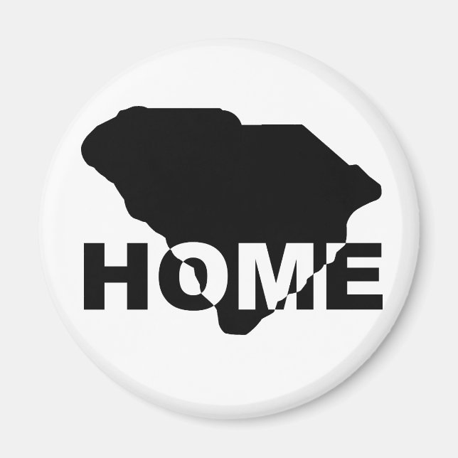 Imán de nevera de Carolina del Sur, hogar lejos de (Frente)