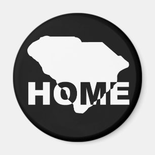 Imán de nevera de Carolina del Sur, hogar lejos de
