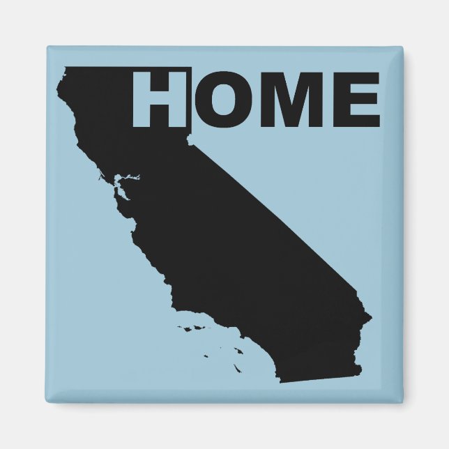 Imán de nevera de casa de California (Frente)