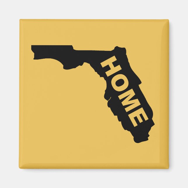 Imán de nevera de casa en Florida del estado (Frente)