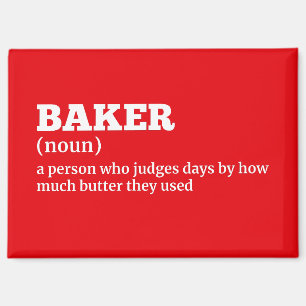 Imán de Nevera de definición de Baker