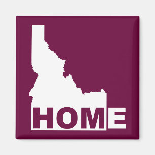 Imán de nevera de Idaho, hogar lejos del estado