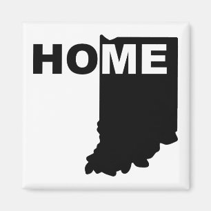 Imán de nevera de Indiana, hogar lejos del estado
