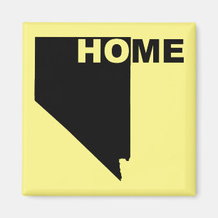 Imán de nevera de Nevada, hogar lejos del estado