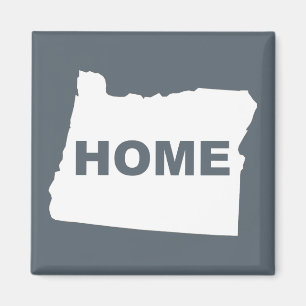 Imán de nevera de Oregon, hogar lejos del estado