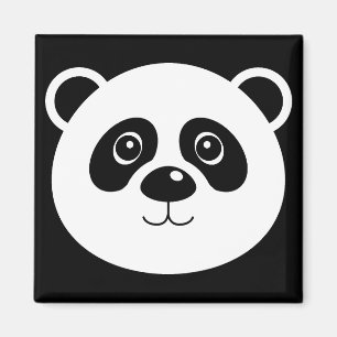 Imán de nevera de oso panda refrigerador