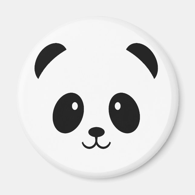 Imán de nevera de panda lindo Refrigerador Pandas (Frente)