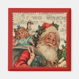 Imán de nevera de Papá Noel