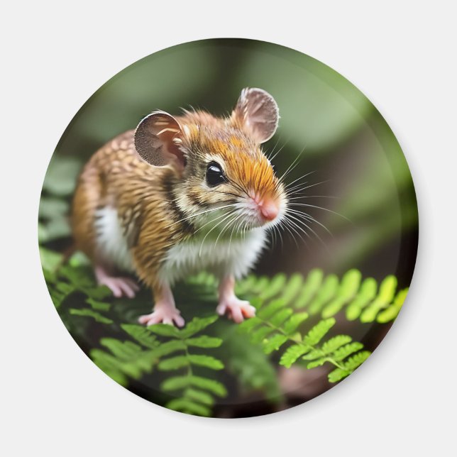 Imán de nevera de ratón saltador australiano pelir (Frente)