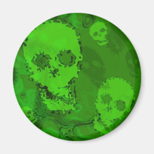 imán de nevera de Skull Specters