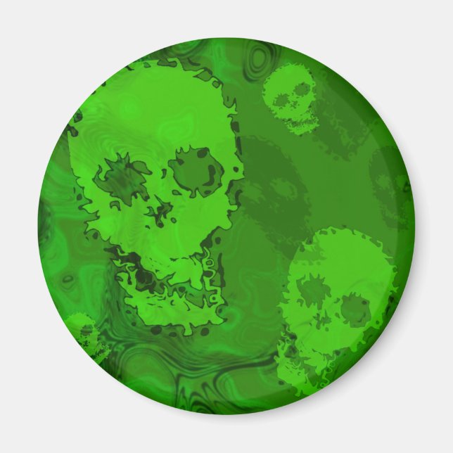imán de nevera de Skull Specters (Frente)