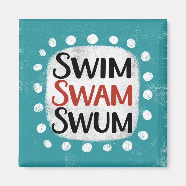 Imán De Nevera De Suero De Swim (Frente)