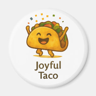 Imán de nevera de Taco Adorable Regalo divertido