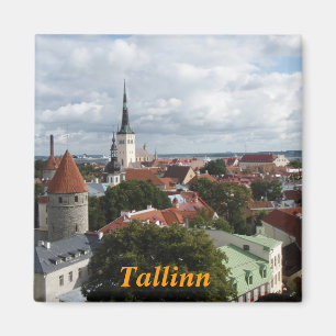 imán de nevera de tallinn