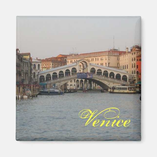imán de nevera de Venecia (Frente)